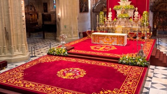 alfombras catedral sevilla