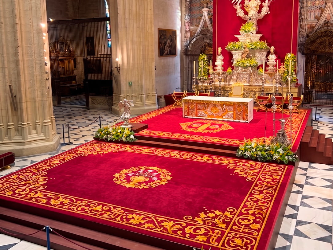 alfombras catedral sevilla