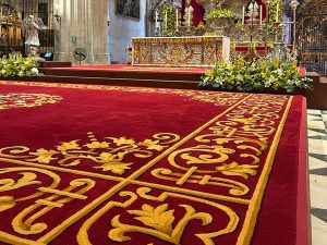 alfombras catedral sevilla